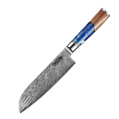 Nůž Santoku C3, 17.7 cm, damašková ocel - DACOBI.cz