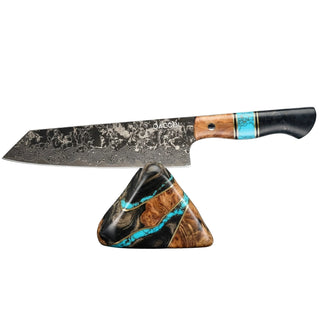 Nůž Kiritsuke C68, Damašková ocel, 20.5 cm
