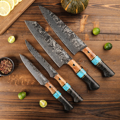 Kolekce Regal, profesionální nože, 67 vrstev damaškové oceli