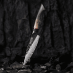 Univerzální nůž C63, Damašková ocel, 14 cm