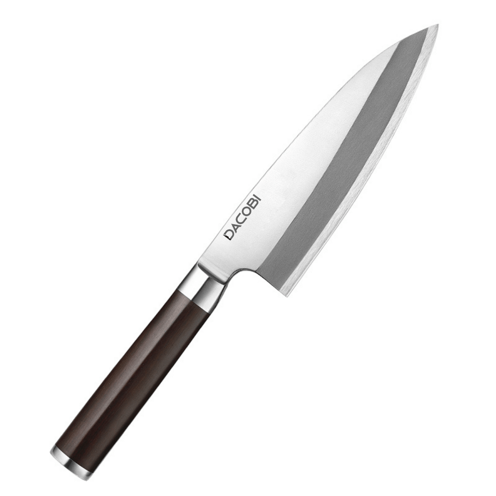 Nůž Deba C65, Rukojeť z ebenové dřevo, 18 cm