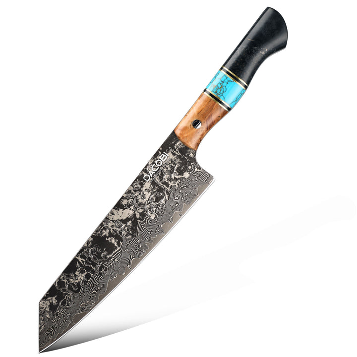 Nůž Kiritsuke C68, Damašková ocel, 20.5 cm