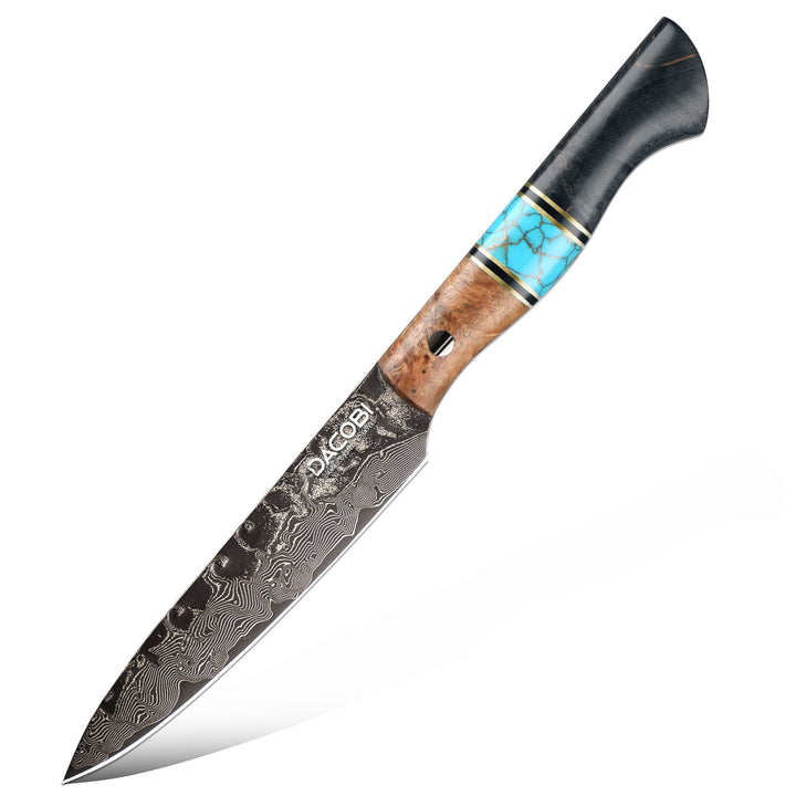 Univerzální nůž C70, Damašková ocel, 12.8 cm
