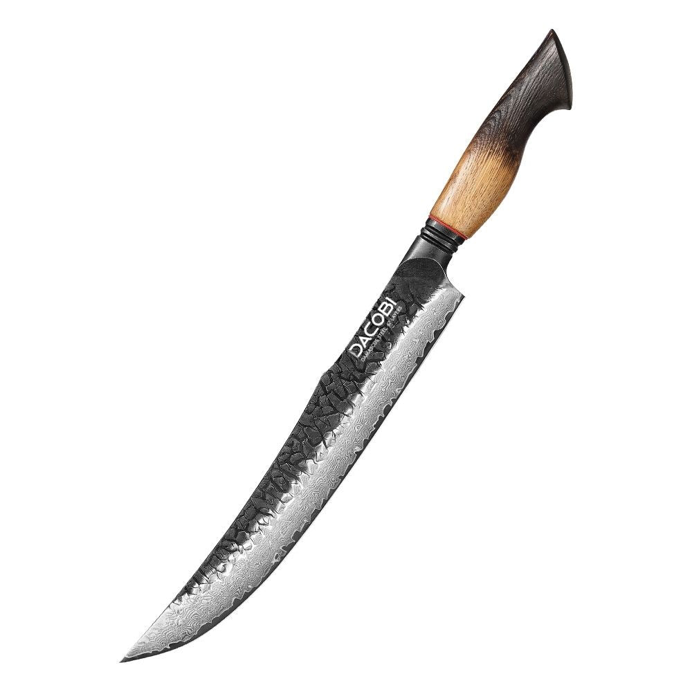 Řeznický nůž C71, Damašková ocel, 25.5 cm