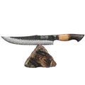 Řeznický nůž C71, Damašková ocel, 25.5 cm