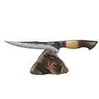 Filetovací nůž C72, Damašková ocel, 19 cm