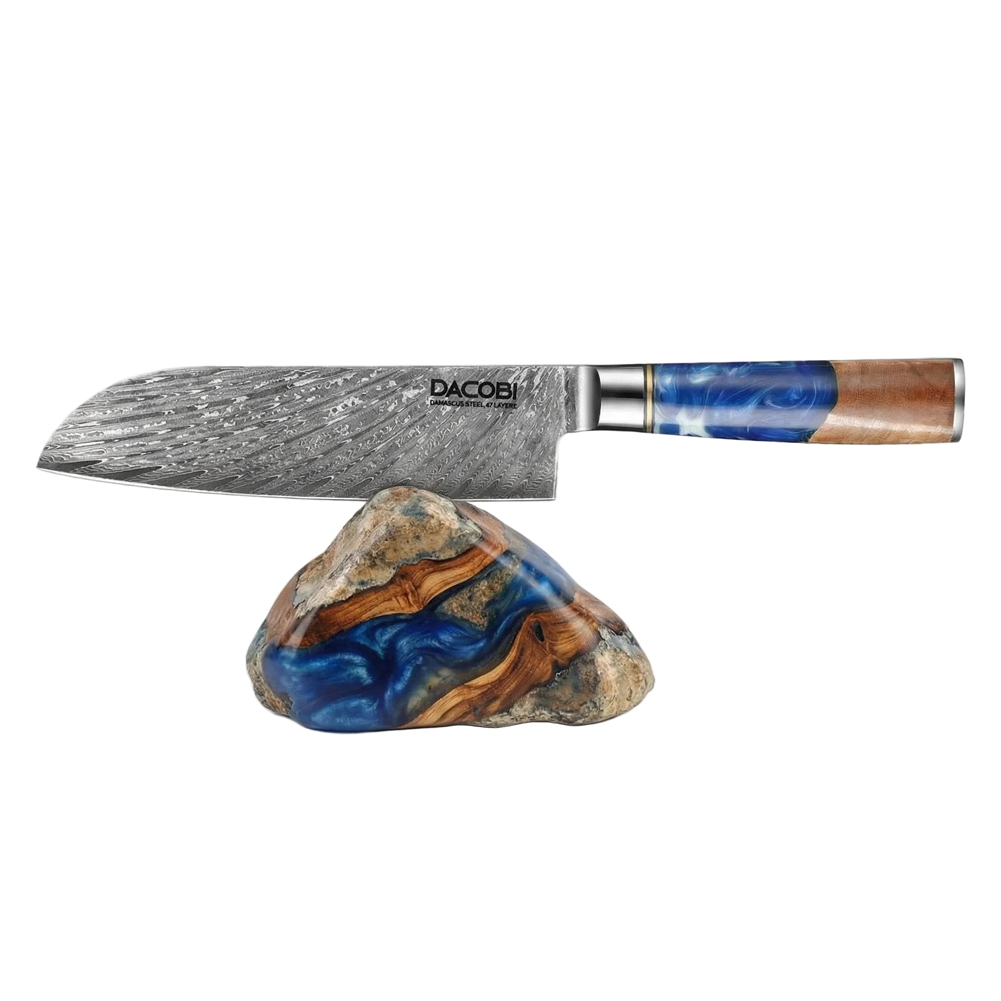Nůž Santoku C3, 17.7 cm, damašková ocel