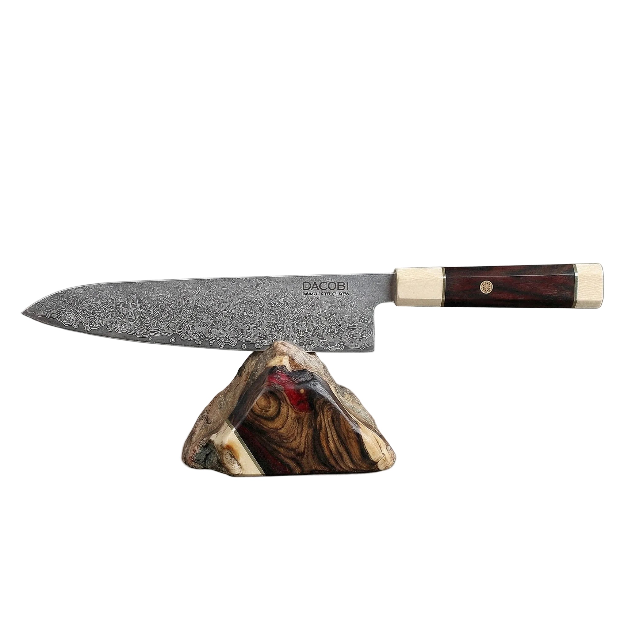 Kuchařský nůž C11, 22.9 cm, Damašková ocel