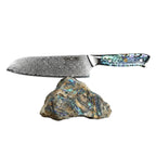 Nůž Santoku C23, Damašková ocel, 18 cm
