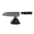 Nůž Santoku C26, Damašková ocel, 17 cm