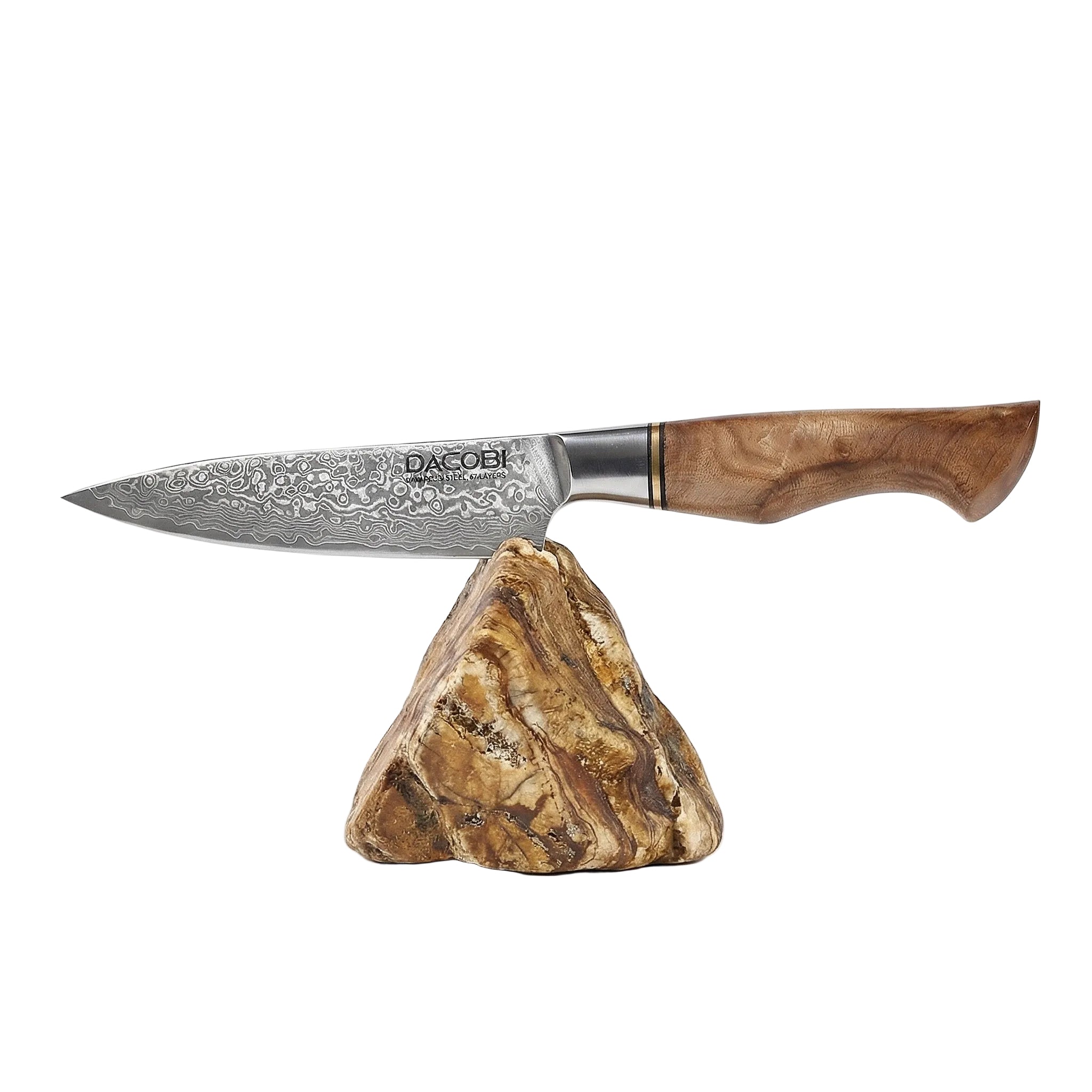 Univerzální nůž C32, Damašková ocel, 13 cm