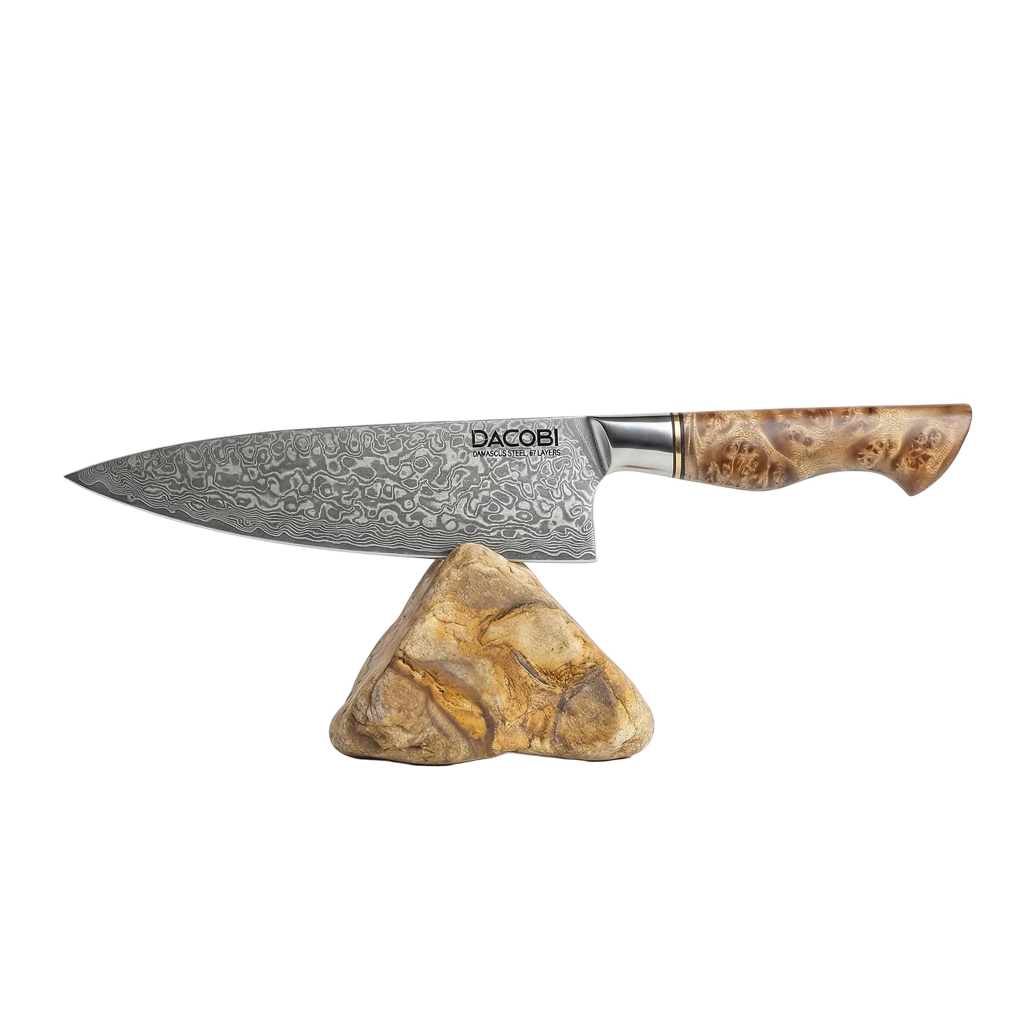 Kuchařský nůž C35, Damašková ocel, 21 cm