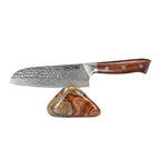 Nůž Santoku C39, Damašková ocel, 18 cm