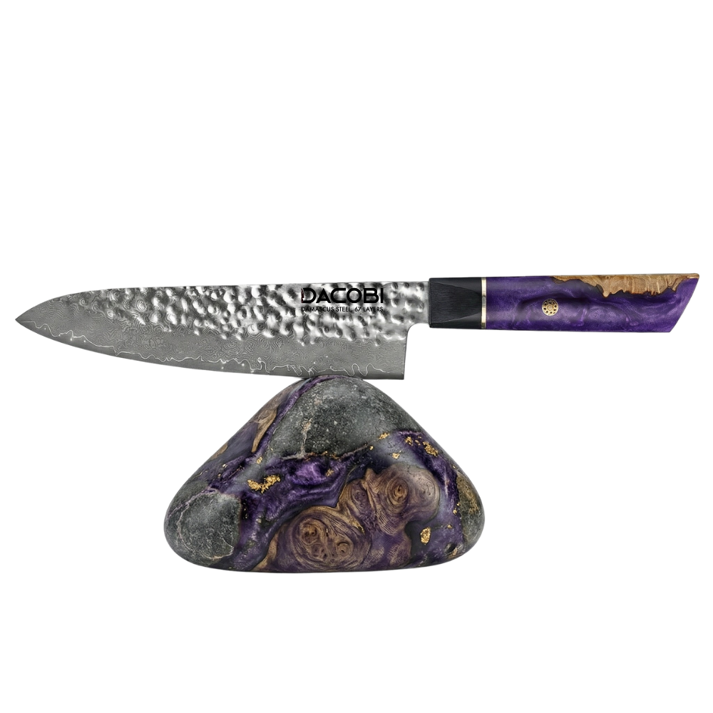 Kuchařský nůž C49, Damašková ocel, 20.5 cm