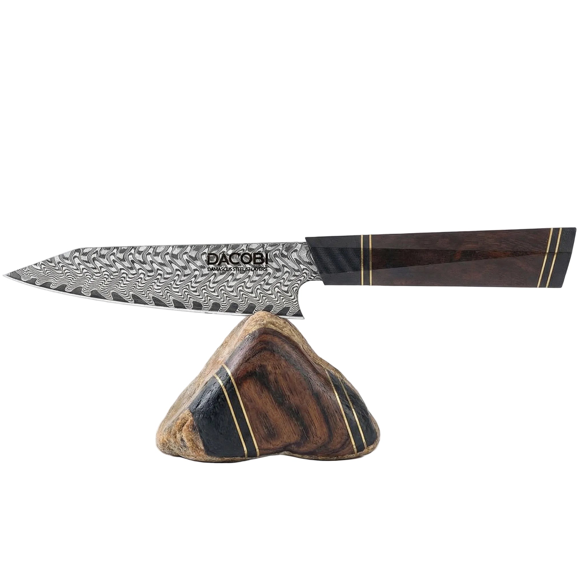 Univerzální nůž C56, Damašková ocel, 13 cm
