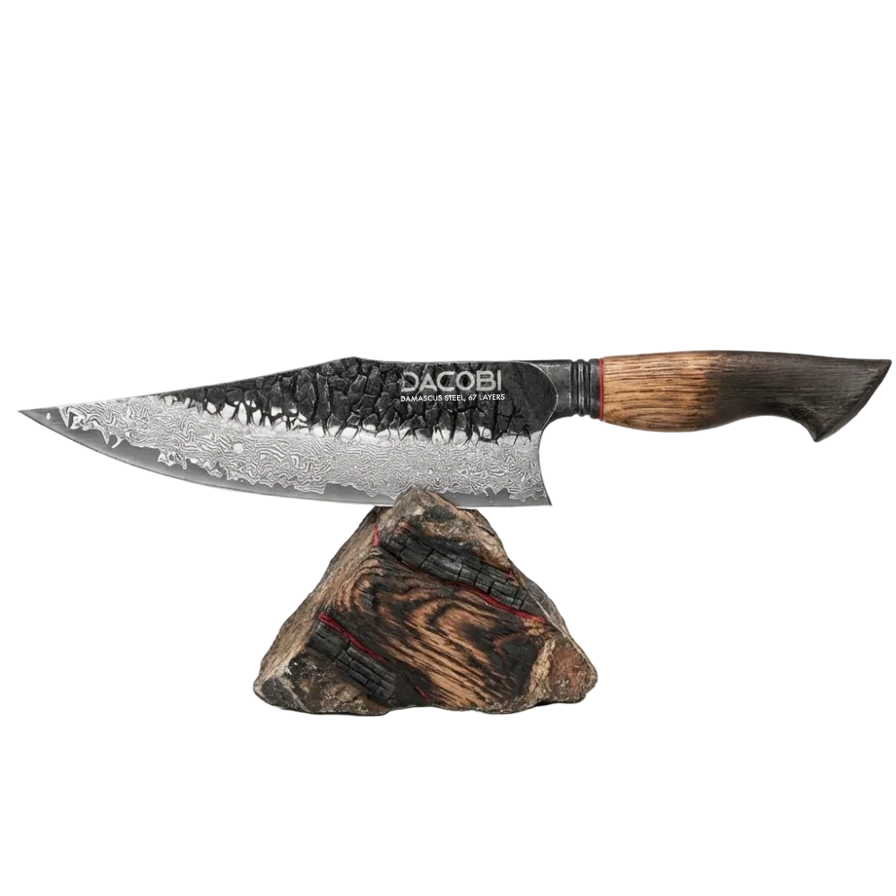 Kuchařský nůž C61, Damašková ocel, 22 cm
