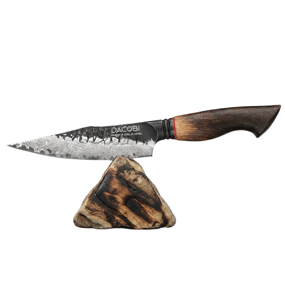 Univerzální nůž C63, Damašková ocel, 14 cm