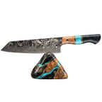 Nůž Kiritsuke C68, Damašková ocel, 20.5 cm