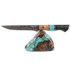 Filetovací nůž C69, Damašková ocel, 15.6 cm