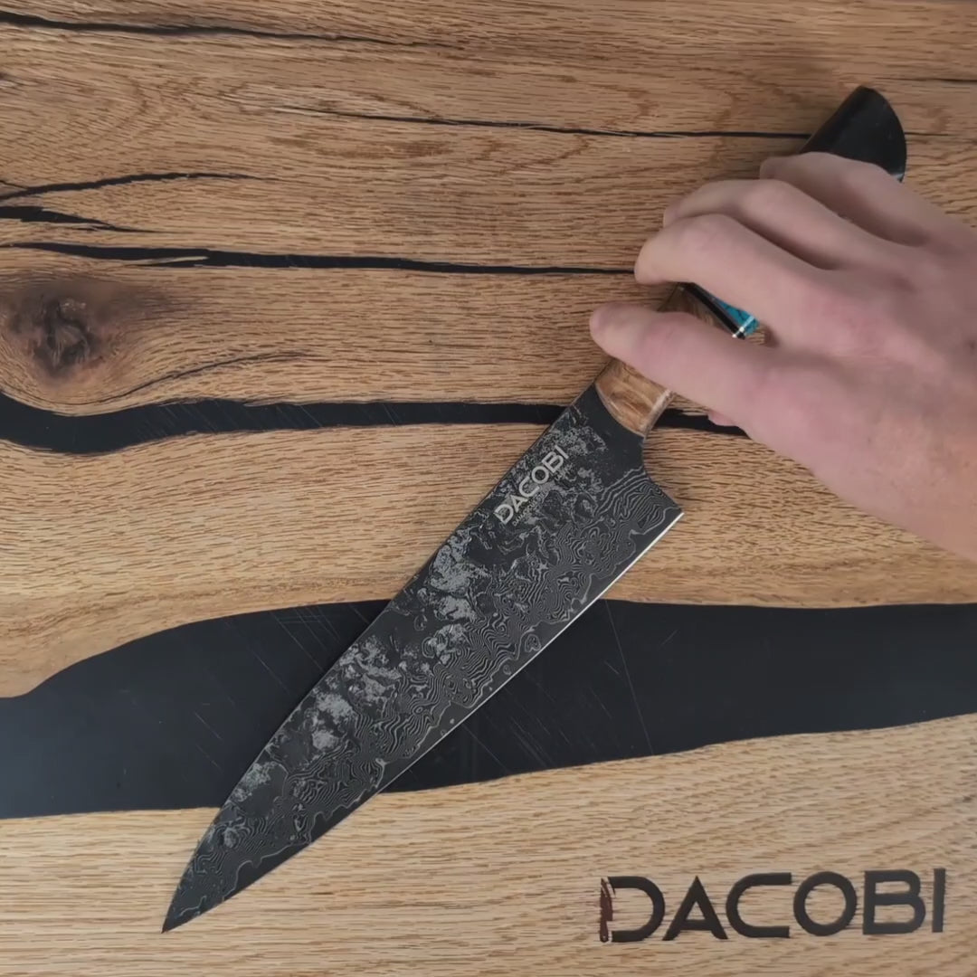 Kuchařský nůž C67, Damašková ocel, 21.5 cm