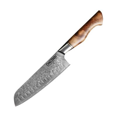 Nůž Santoku C33, Damašková ocel, 18 cm - DACOBI.cz