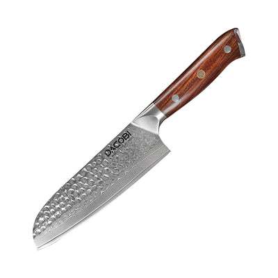 Nůž Santoku C39, Damašková ocel, 18 cm - DACOBI.cz